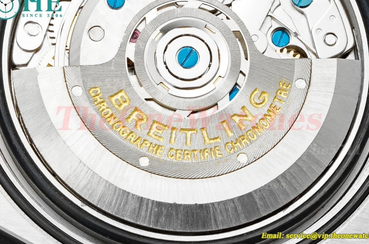 Chronomat Strap Dial 42MM TF on A7750 Silver B01 Rubber Rouleaux 0401